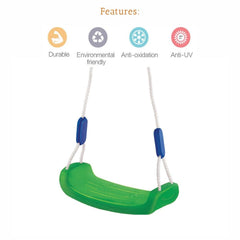 Ok Play Fun Flier Adjustable Baby Swing/Jhula for Kids, Green, Ages 5 to 10 years