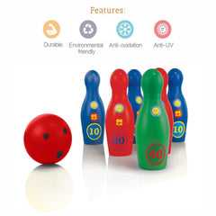 Ok Play Junior Bowling Alley Bowling Game Set for Kids, Multicolor, Ages 2 to 4 years