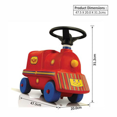 Ok Play My Ride On Engine for Kids, Red & Blue, Ages 2 to 4 years
