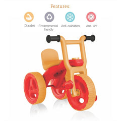 Ok Play Pacer Ride On Tricycle for Kids, Red & Orange, Ages 2 to 4 years