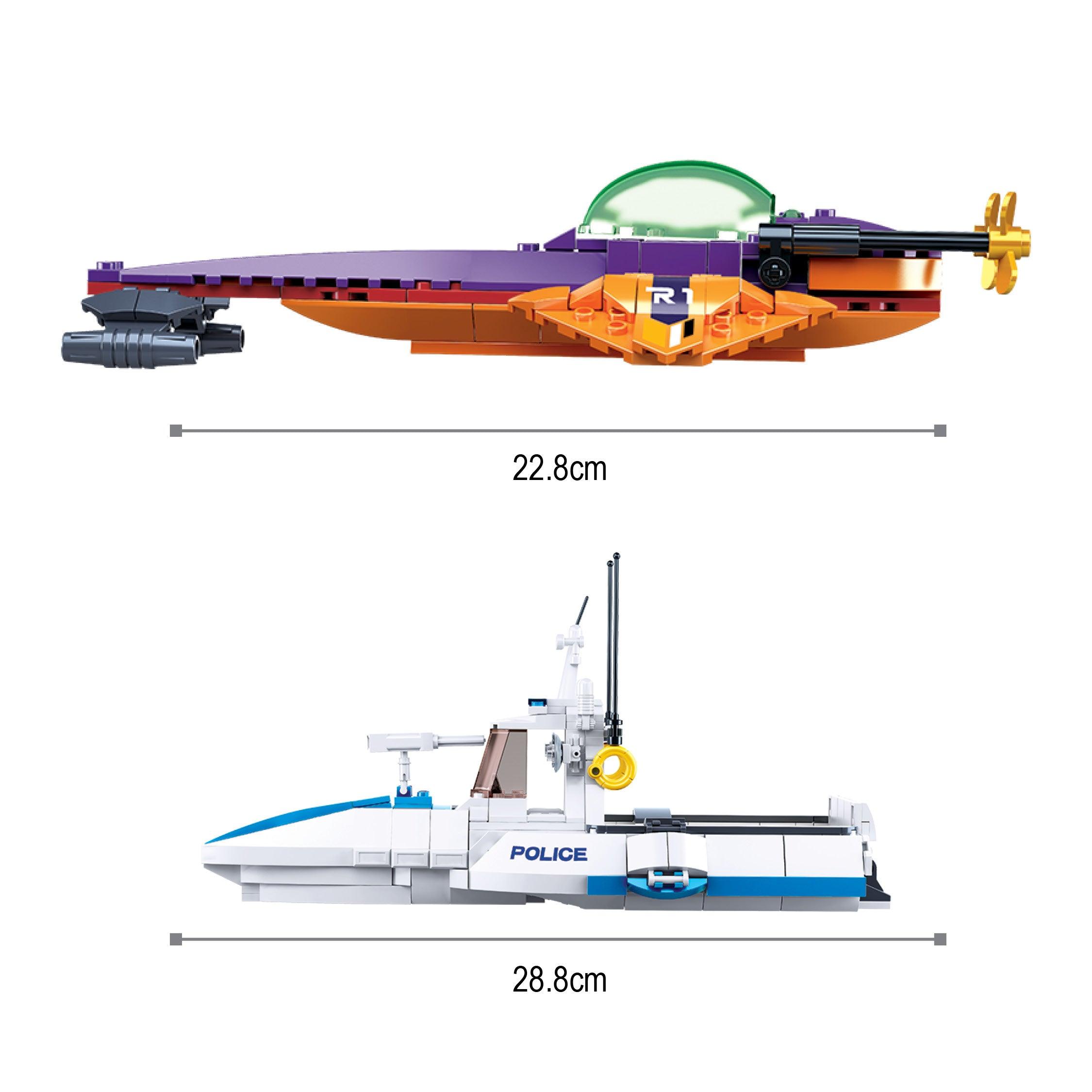 Sluban Manhunt in Sea, Building Blocks For Ages 6+ - FunCorp India