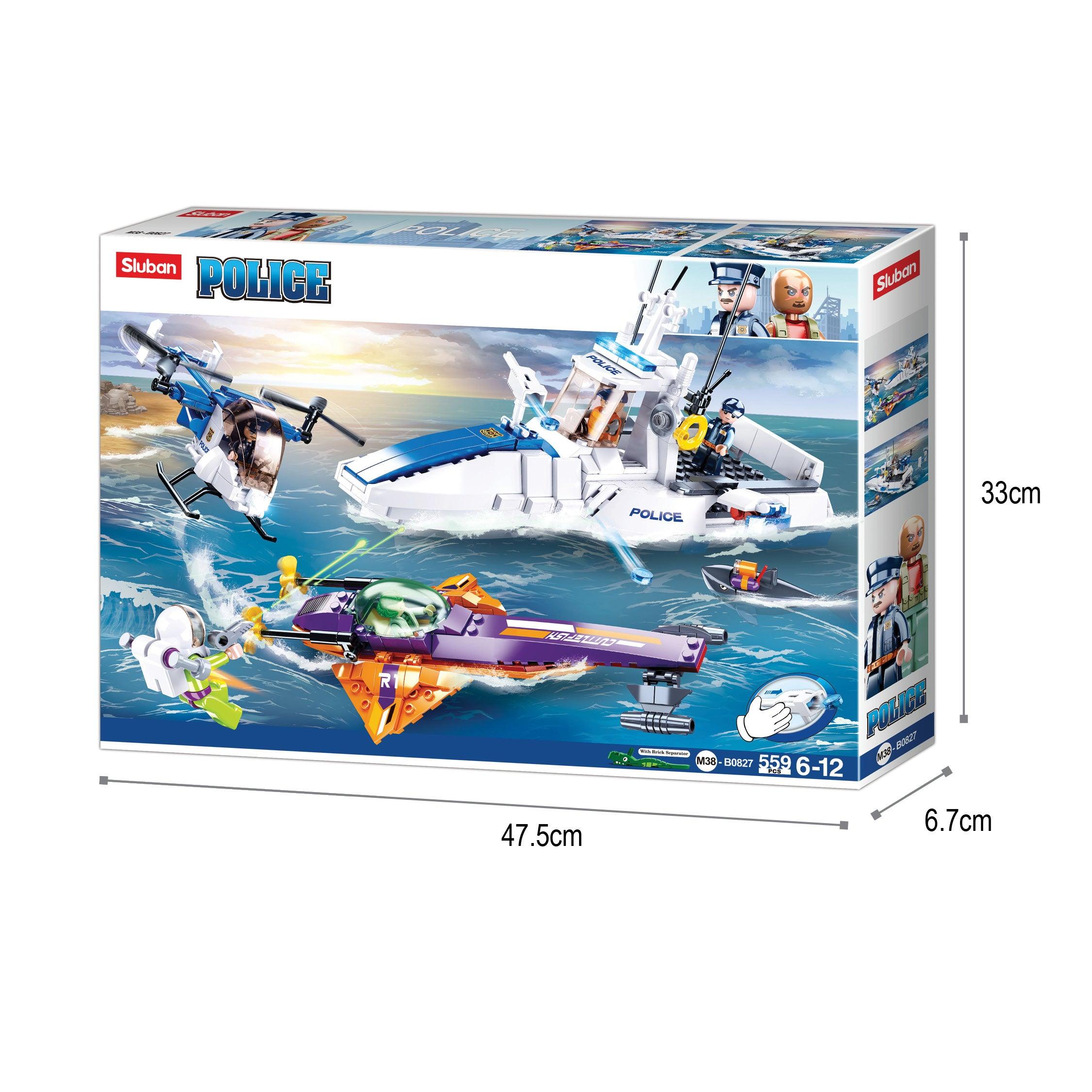 Sluban Manhunt in Sea, Building Blocks For Ages 6+ - FunCorp India