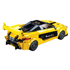 Sluban Racing Car - Yellow, Building Blocks For Ages 6+ - FunCorp India