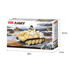 Sluban Tank Destroyer, Building Blocks For Ages 6+ - FunCorp India