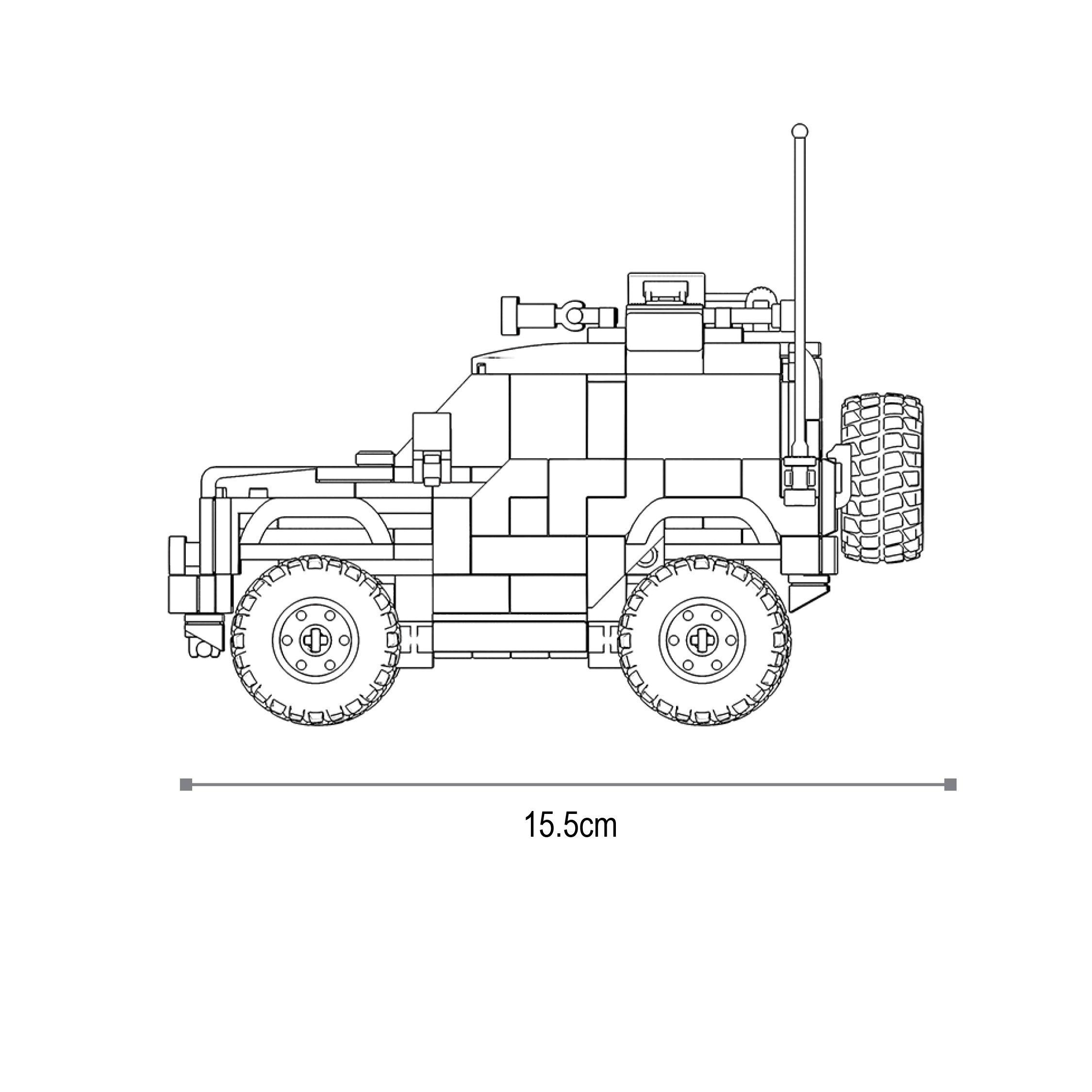 Sluban SUV 300, Building Blocks For Ages 6+ - FunCorp India