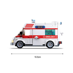Sluban Ambulance-Large, Building Blocks For Ages 6+ - FunCorp India