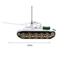 Sluban T-34/85 Medium Tank, Building Blocks For Ages 6+ - FunCorp India