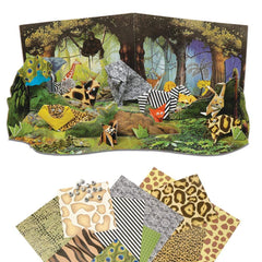 ToyKraft Origami-In The Jungle Craft Activity Kit for Kids