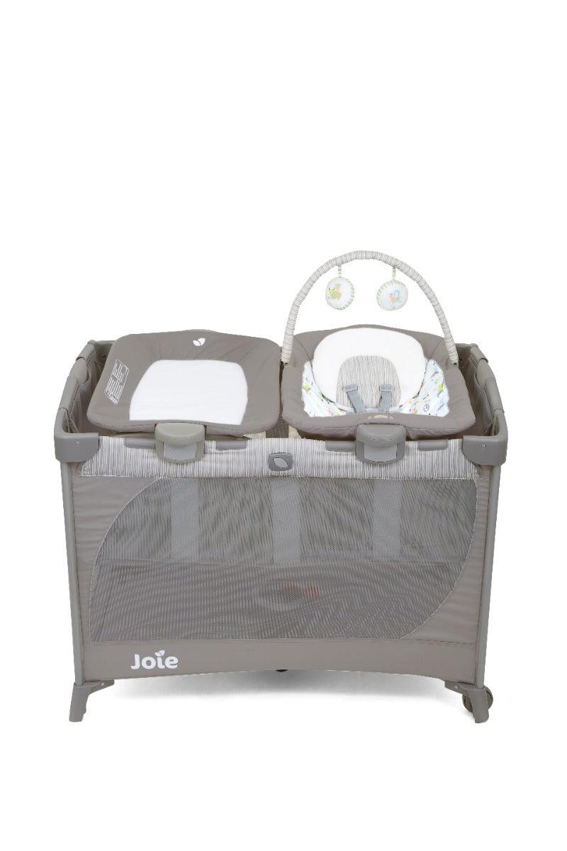 Joie Commuter Change & Bounce Baby Cot Nature's Alphabet - Playard For Ages 0-3 Years
