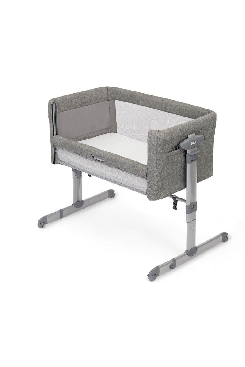 Joie Roomie Glide Baby Cot Foggy Grey - Playard For Ages 0-1 Years