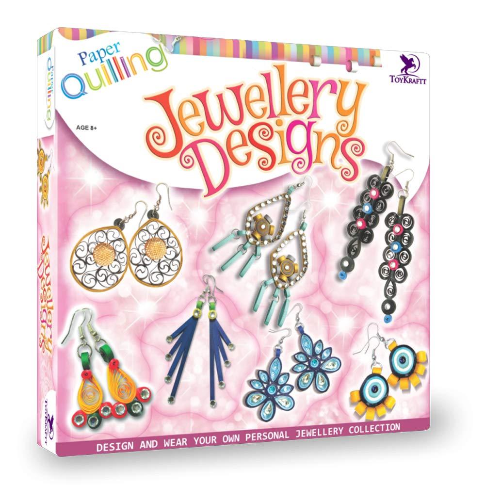 ToyKraft Jewellery Designs - Paper Quilling Craft Kit
