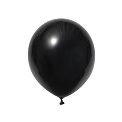 PartyCorp Black Metallic Latex Balloon Party Decorations, DIY Pack of 4