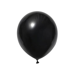 PartyCorp Black Mettalic Latex Balloon Party Decorations, DIY Pack of 12