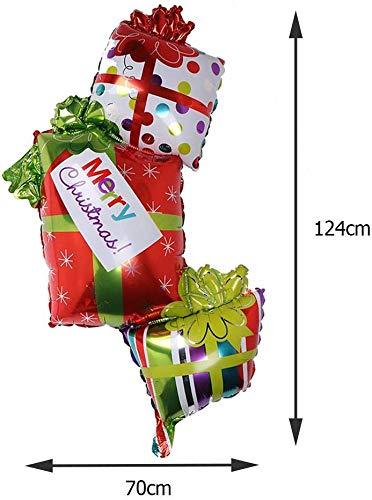 PartyCorp Gifts Foil With Merry Christmas Text Balloon for Party Decoration Set