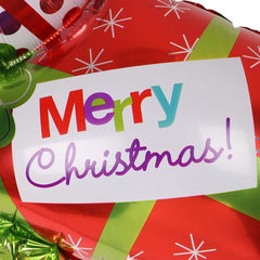 PartyCorp Gifts Foil With Merry Christmas Text Balloon for Party Decoration Set