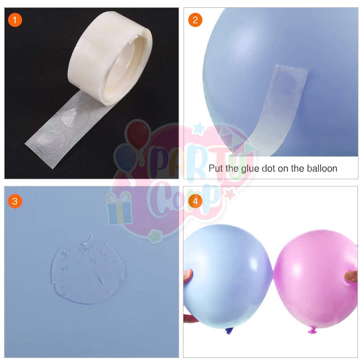 PartyCorp Happy Birthday Decoration Kit Combo 90 Pcs - Gold, Blue, White, Copper Chrome & Confetti Balloons, Blue Happy Birthday Banner, Silver Curtain, Blue Star & White Diamond Balloons