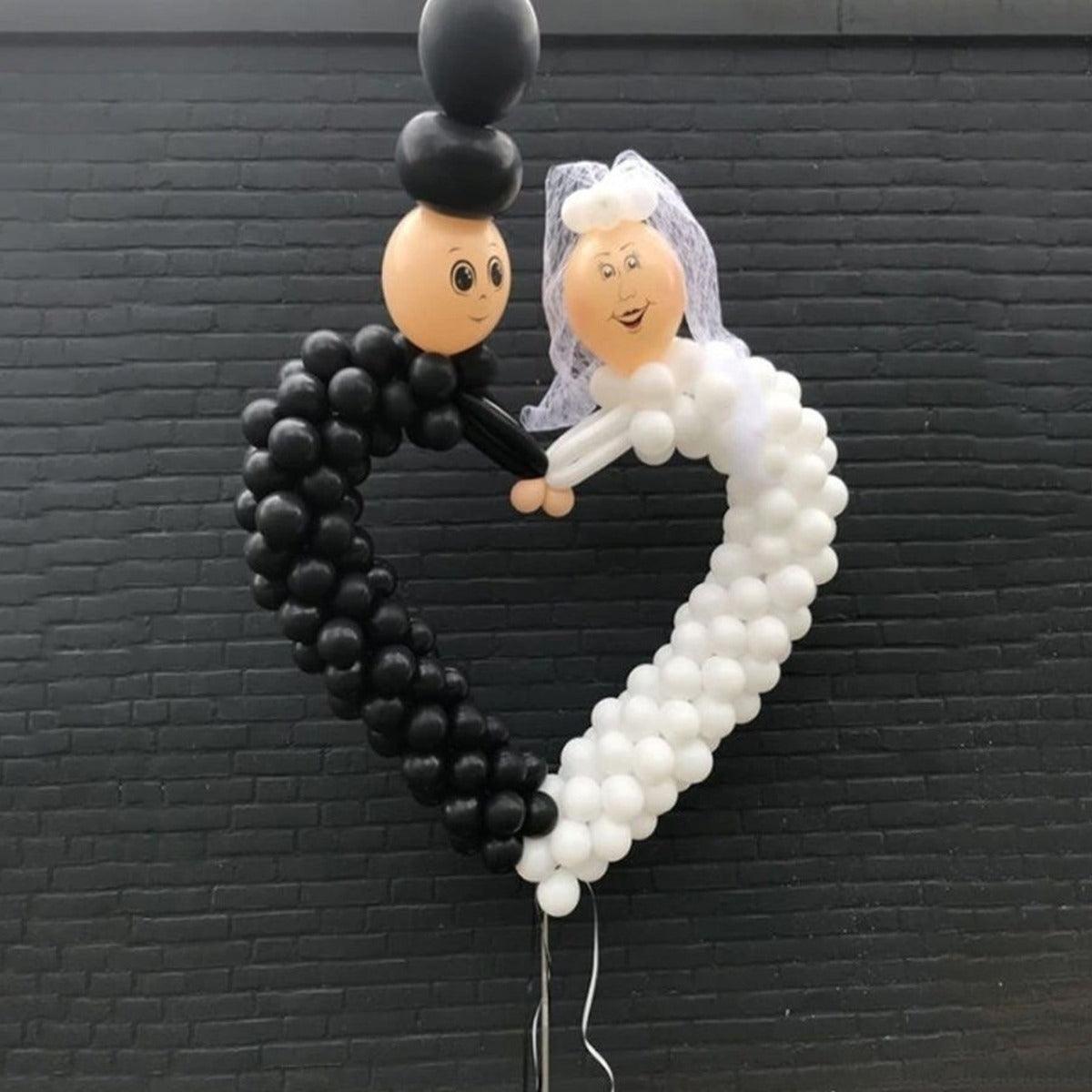 Heart shaped balloon outlet decorations
