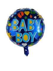 PartyCorp It's A Boy Baby Shower Milk Bottle, Blue Heart and Baby Boy Foil Balloon Bouquet, Decoration Set, DIY Pack Of 5