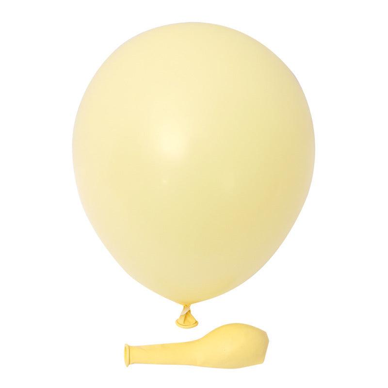 PartyCorp Light Yellow Pastel Balloon For Party Decorations, DIY Pack of 12