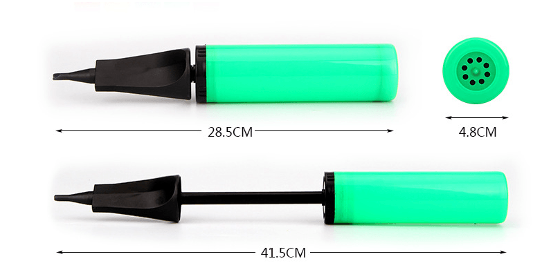PartyCorp Manual Hand Pump For Balloons - Rubber, Latex, Foil, Helium Air | Air Pump | Balloon Pumper, 1 Pump, Color May Vary