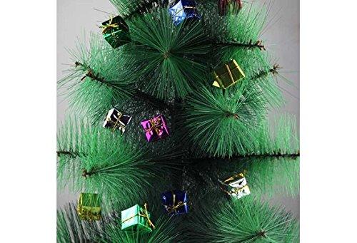 PartyCorp Multicolour Gift Box Shaped Dangler Decoration Set For Christmas Tree, DIY Pack Of 12