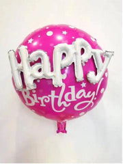 PartyCorp Pink Birthday Jumbo Foil Balloon with Happy Text Foil, DIY Pack of 3