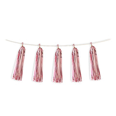 PartyCorp Rose Gold Hanging Tassel Garland, Decoration Set For Party, DIY Pack Of 1