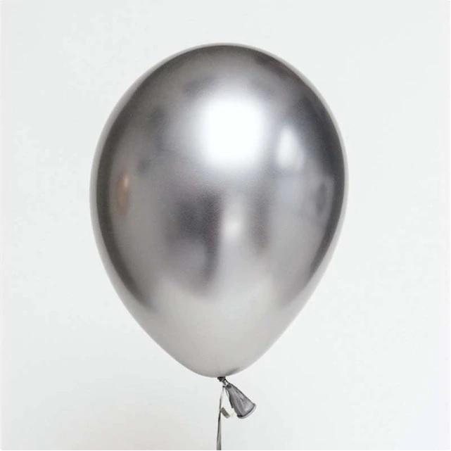 PartyCorp Silver and White Stars, Heart and Confetti Balloon Bouquet, Decoration Set, DIY Pack of 14