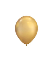 PartyCorp White & Golden Confetti Balloon Bouquet Decoration Set, DIY Pack of 10