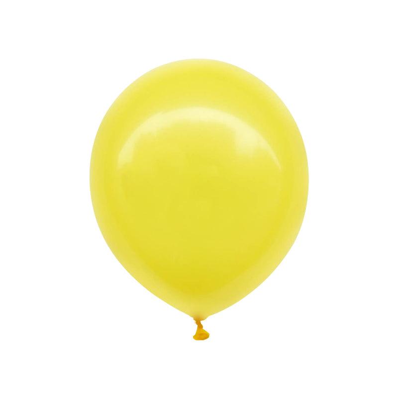 PartyCorp Yellow Metallic Latex Balloon For Party Decorations, DIY Pack of 4