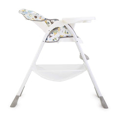 Joie Mimzy Snacker 2 in 1 High Chair Pastel Forest - Portable Booster Seat For Ages 0-3 Years