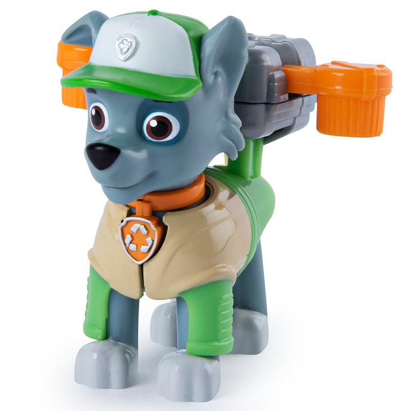 Paw Patrol Action Pups Rocky With 2 Clip on Backpacks