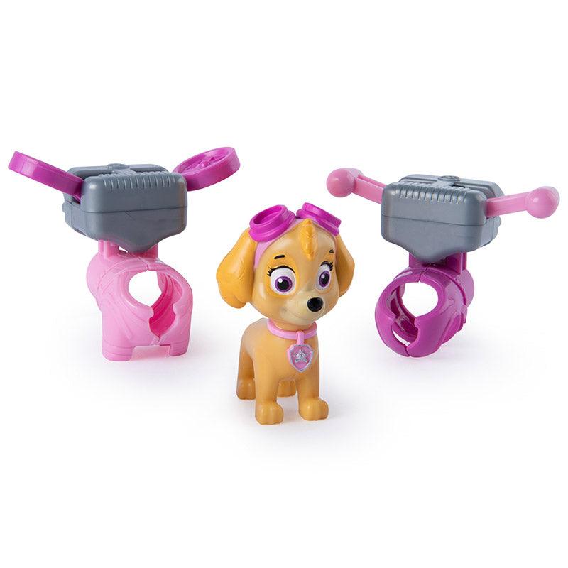 Paw Patrol Action Pups Skye With 2 Clip on Backpacks