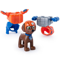 Paw Patrol Action Pups Zuma With 2 Clip on Backpacks