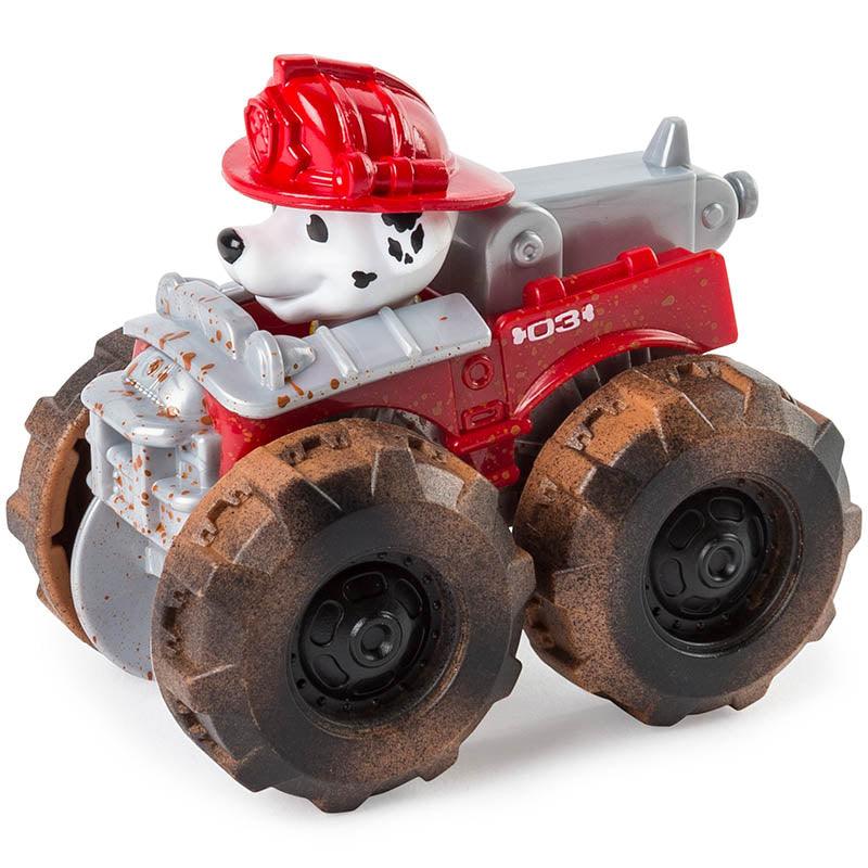 Paw Patrol Marshall Pup With Monster Truck - Red Brown
