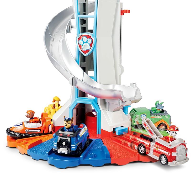 Paw Patrol My Size Lookout Tower with Exclusive Vehicle, Rotating Periscope & Lights & Sounds
