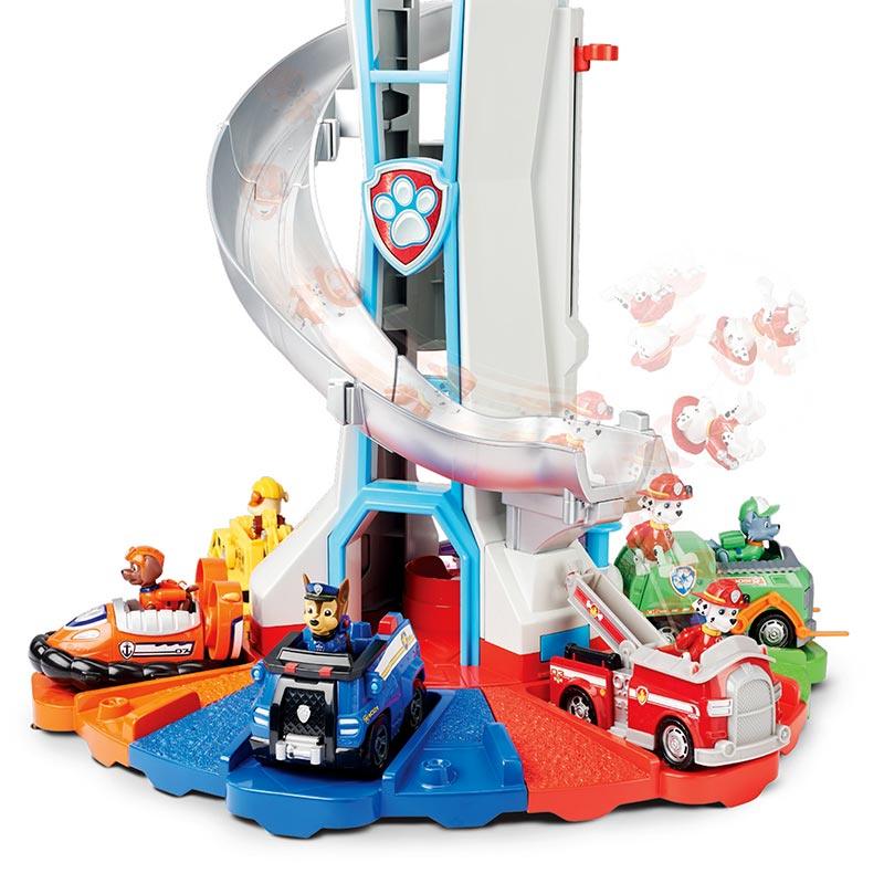 Paw Patrol My Size Lookout Tower with Exclusive Vehicle, Rotating Periscope & Lights & Sounds