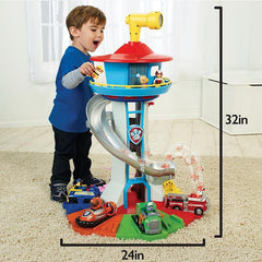 Paw Patrol My Size Lookout Tower with Exclusive Vehicle, Rotating Periscope & Lights & Sounds