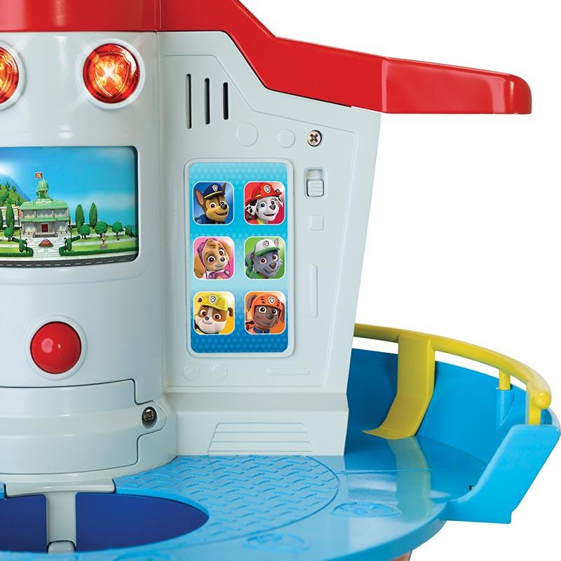 Paw Patrol My Size Lookout Tower with Exclusive Vehicle, Rotating Periscope & Lights & Sounds