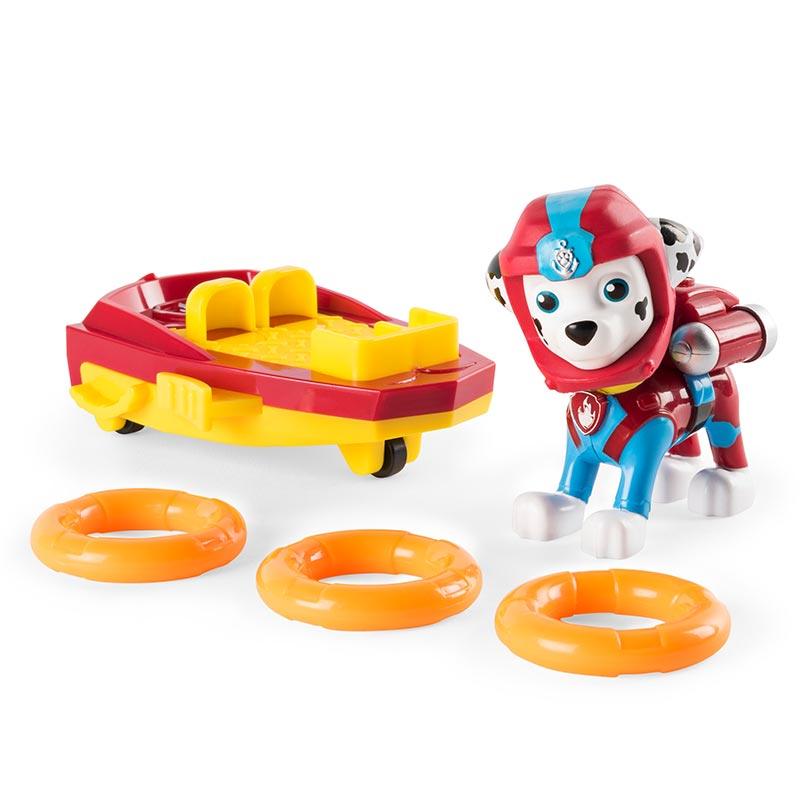 Paw Patrol Sea Patrol Marshall's Launching Surfboard - Length 4.5 cm