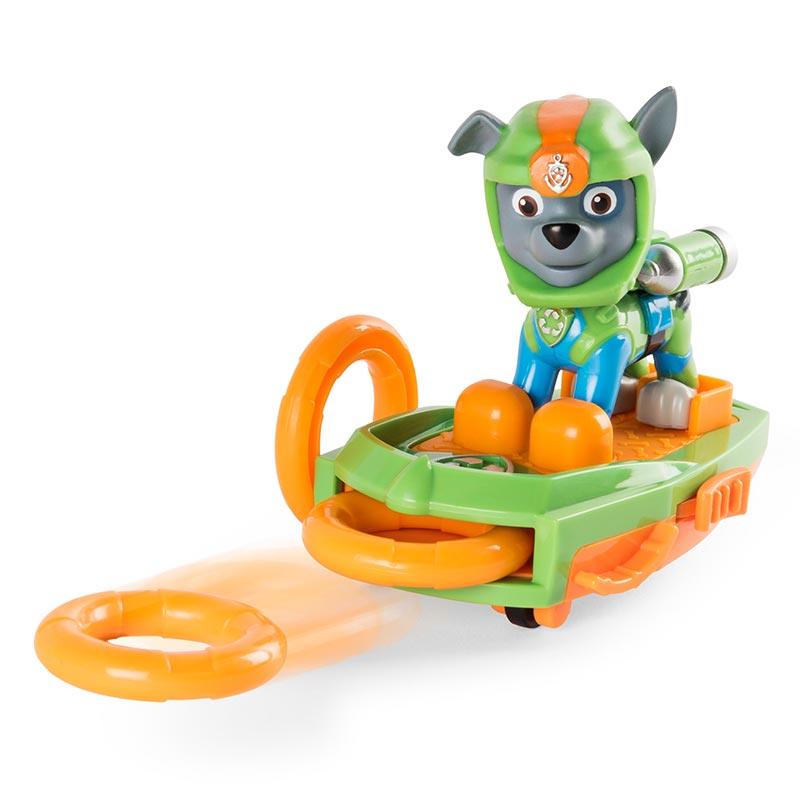 Paw Patrol Sea Patrol Rocky's Launching Surfboard - Length 4.5 cm