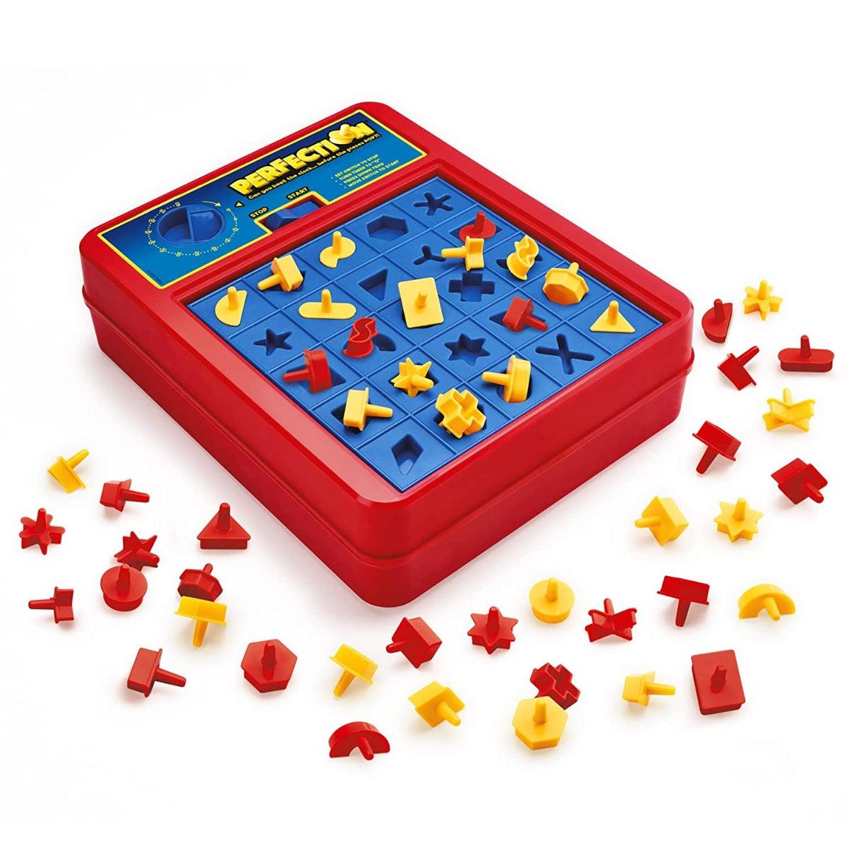Perfection Game Plus 2-Player Duel Mode Popping Shapes and Pieces Ages 5 and Up