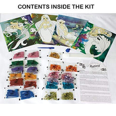 ToyKraft Pictured in Sand & Sequin - Mermaids - Craft Activity