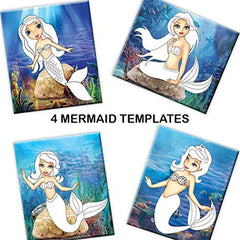 ToyKraft Pictured in Sand & Sequin - Mermaids - Craft Activity
