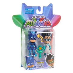 PJ Mask Light Up Figures - Cat Boy and Romeo, Toys for Kids 3+ Age and above