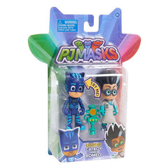 PJ Mask Light Up Figures - Cat Boy and Romeo, Toys for Kids 3+ Age and above