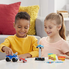 Play-Doh Wheels Tow Truck Toy for Kids 3 Years and Up with 3 Non-Toxic Play-Doh Colors