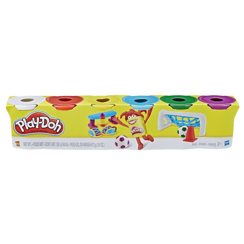 Play-Doh 6-Pack of Primary Colors, Cans of Non-Toxic Modeling Compound