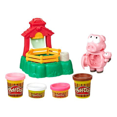 Play-Doh Animal Crew Pigsley and her Splashin' Pigs Farm Animal Playset with 4 Non-Toxic Colors
