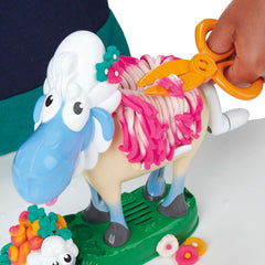 Play-Doh Animal Crew Sherrie Shearin' Sheep Toy for Kids 3 Years & Up with Funny Sounds, 4 Non-Toxic Colors